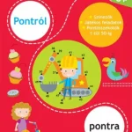Azonnali szállítás Pontról pontra - 6+ - Színezők, játékos feladatok, pontösszekötők 1-től 50-ig (piros) (Foglalkoztató)