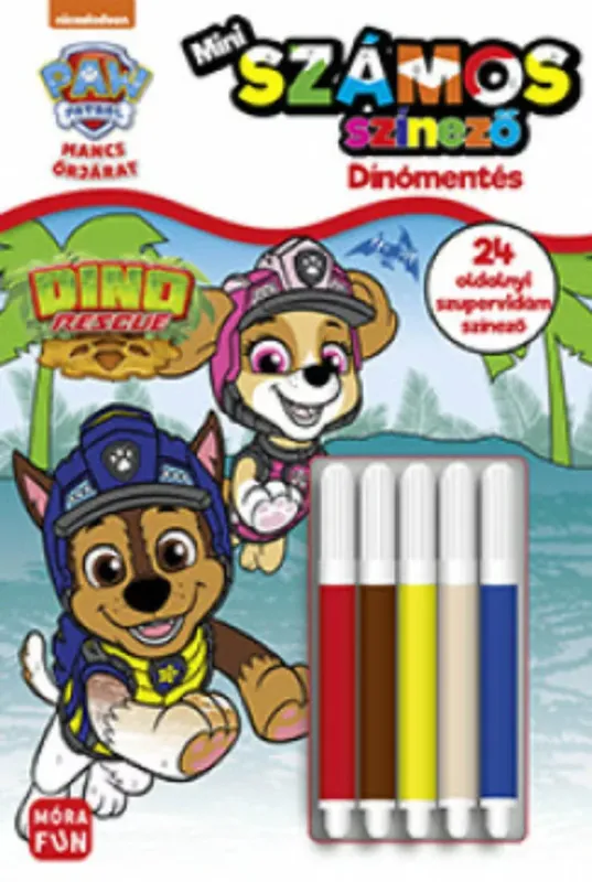 Mancs Őrjárat - Mini számos színező - Dínómentés Alacsony ár