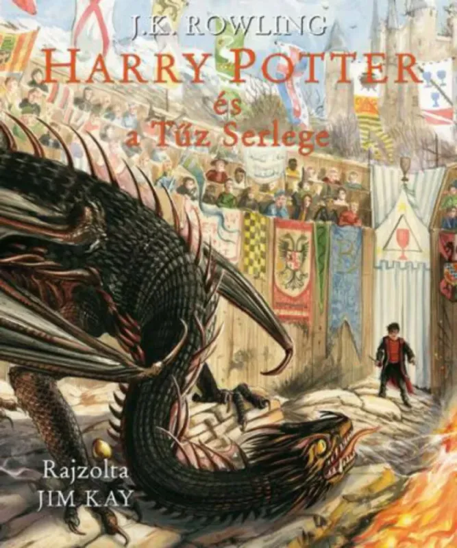 Harry Potter és a Tűz Serlege - Illusztrált - J. K. Rowling Kedvezmény