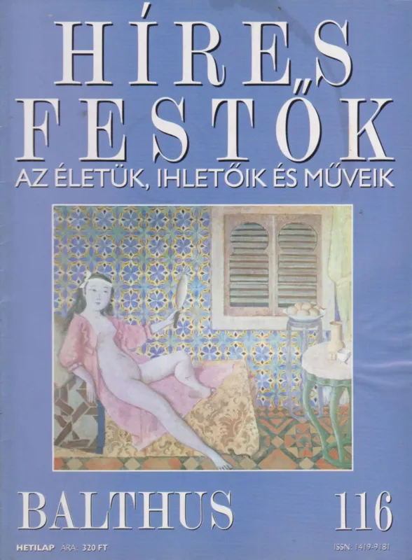 Híres festők 116 - Balthus Árcsökkenés