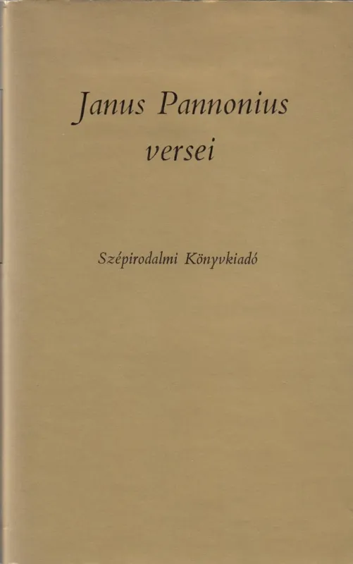 Bestseller Janus Pannonius versei